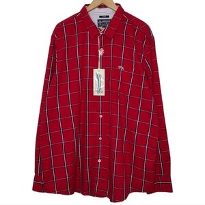 NWT American Rag Men's Plaid Casual Button Down Dress Shirt Size M